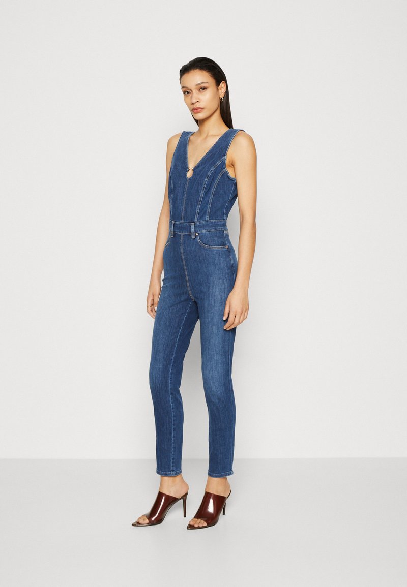Guess ESTER Jumpsuit feather ocean/blue denim Zalando.ch