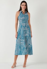 Abito a camicia - petrol blue