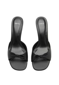 Mango Mules de tacón - black