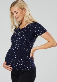 Chelsea Clark Z FUNKCJĄ KARMIENIA - T-Shirt basic - Marineblaue Tupfen