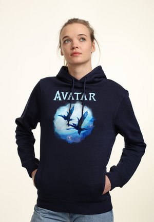 AVATAR 2 I SEE YOU - Jersey con capucha - navy blue