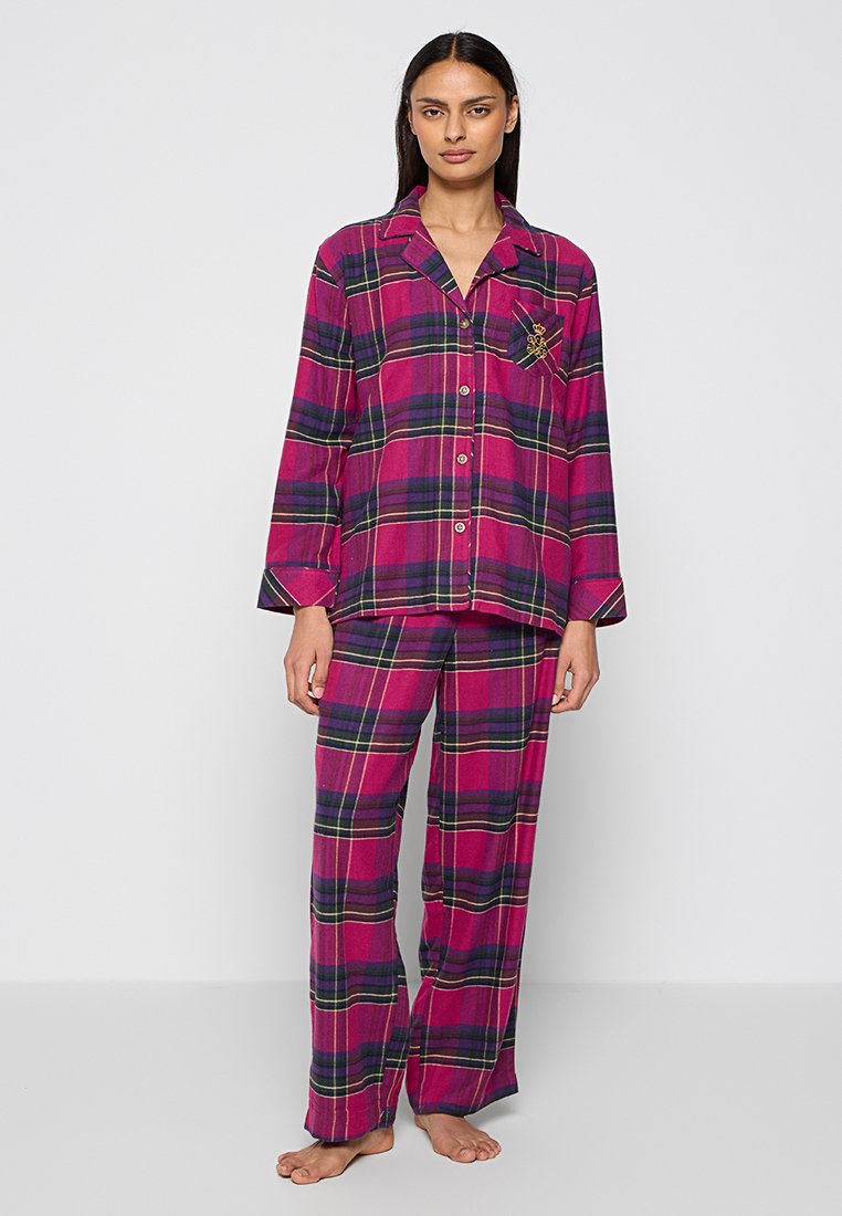 Lauren Ralph Lauren Pyjama donkerroze Lauren Ralph Lauren Pyjama donkerroze