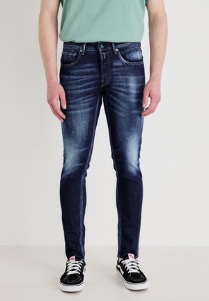Jeans Tapered Fit - dark-blue denim