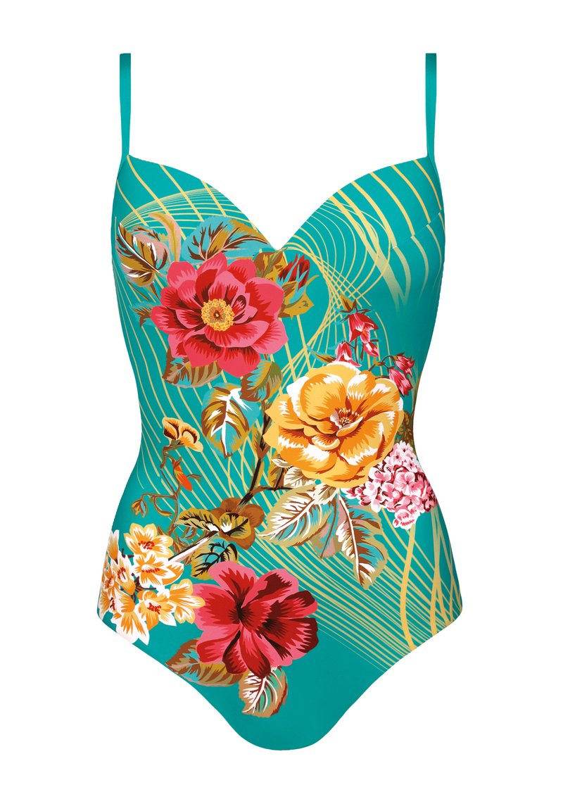 Feba Swimwear - Kostium kąpielowy/zielony - Zalando.pl
