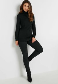 Long Tall Sally ROLL NECK   - Maglione - black