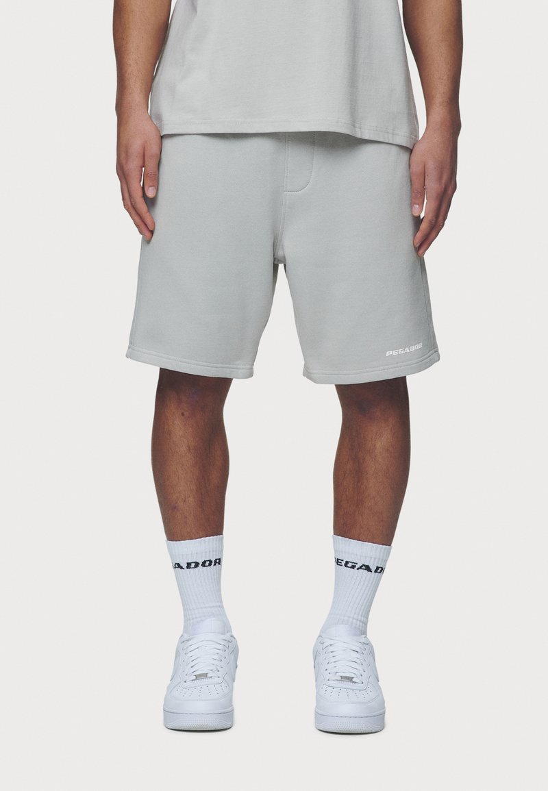 Pegador LOGO - Shorts - washed pearl grey