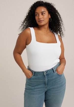 WE Fashion CURVE - Top - white