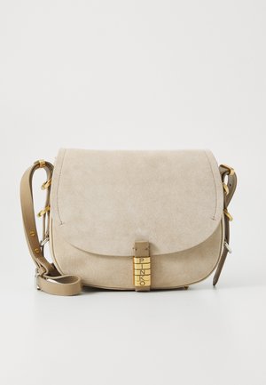 SADDLE CLASSIC - Schoudertas - beige/smoke grey/antique gold-coloured