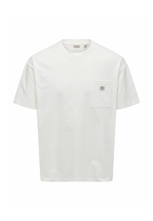 Only & Sons ONSKING - Basic T-shirt - cloud dancer