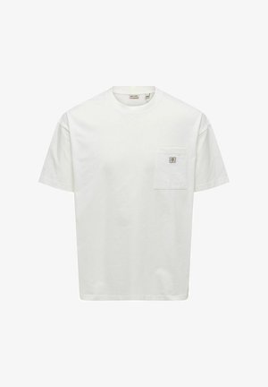 Only & Sons ONSKING - Basic T-shirt - cloud dancer