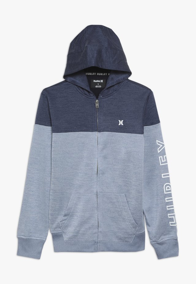 SOLAR ZIP FRONT HOODIE - veste en sweat zippée - delft heather