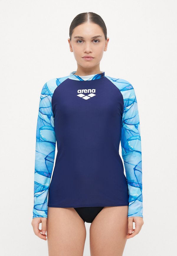 WOMENS RASH VEST ALLOVER - Bikini-Top