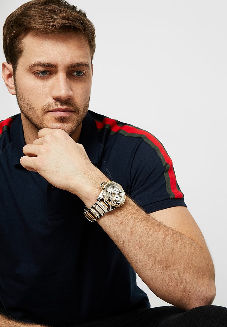 Guess SPORT - Cronografo - silver-coloured/gold-coloured/dorato - Zalando.it