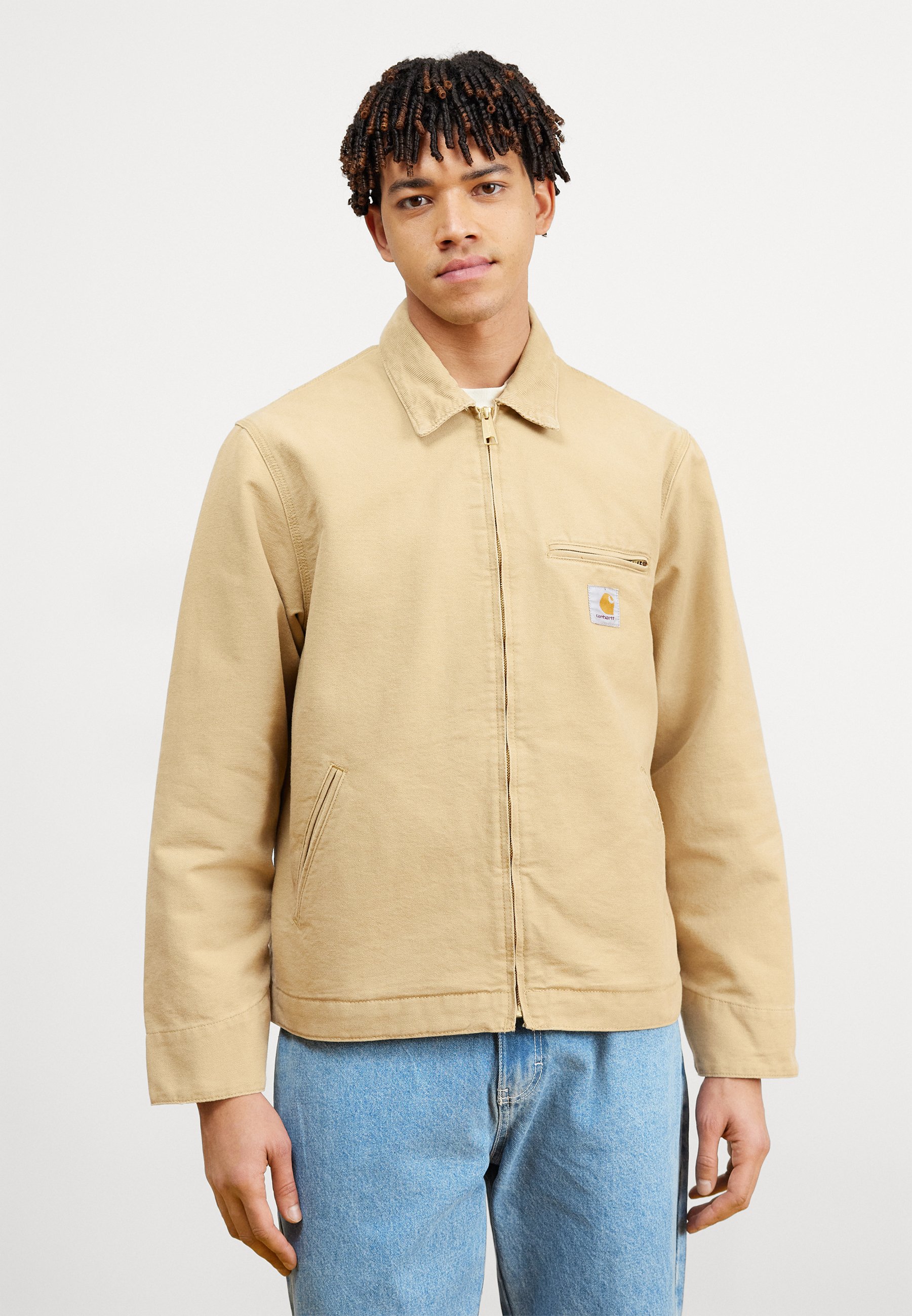 beige carhartt vest