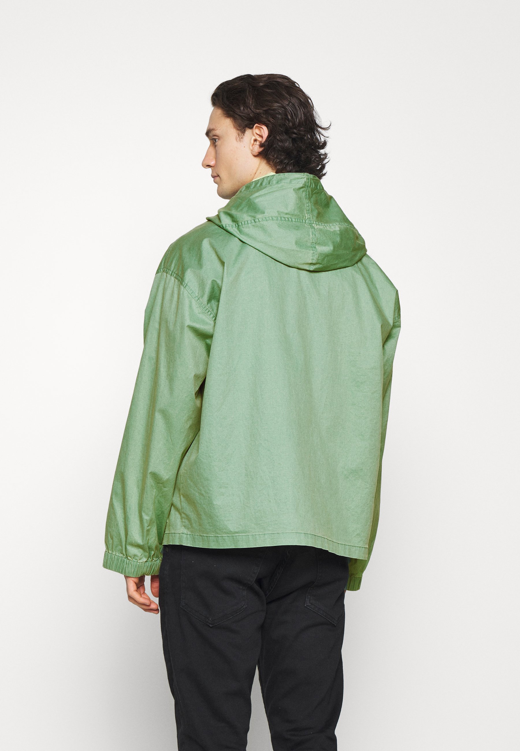 converse double pocket coated jacket