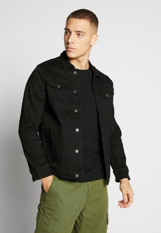 KASH JACKET - Farkkutakki - black dot
