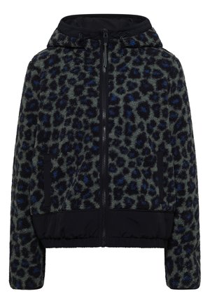 Cecil, TEDDY-JACKE MIT SOFTSHELL-DETAILS - Veste polaire - dried olive green