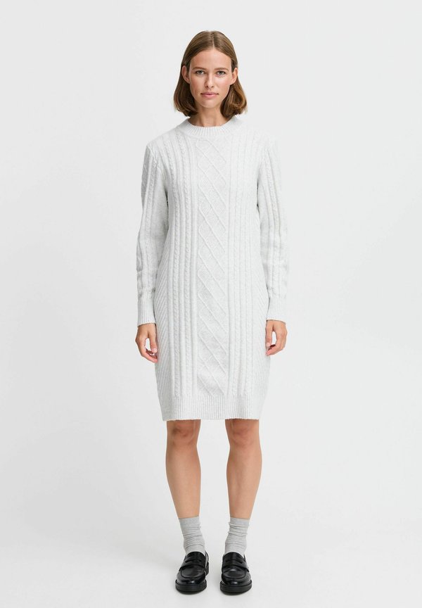 BYMEDI - Jumper dress - marshmallow melange