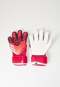 adidas Performance - PRED GLOVE MATCH FINGERSAVE UNISEX - Goalkeeping gloves - pure ruby/lucid red/black Thumbnail Image 1
