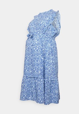 Mamalicious Curve MLDEE LIA MIDI DRESS - Maxi-jurk - azure blue