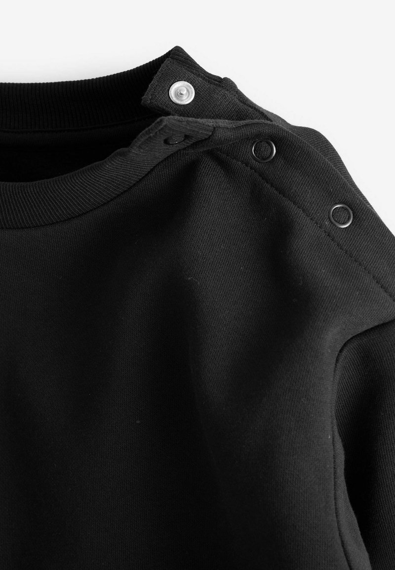 Kinder Pullover | Next RICH POPPERED SHOULDER Sweatshirt black/schwarz - PO05096 Kinder Pullover | Next RICH POPPERED SHOULDER Sweatshirt black/schwarz - PO05096