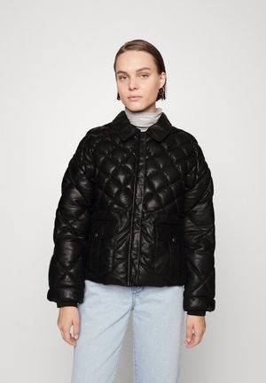 JACKET - Bőrdzseki - black