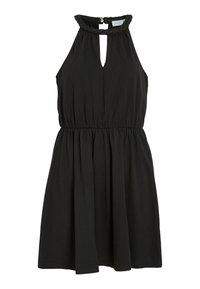 VIMILLA SHORT BRAIDED DRESS - Robe en jersey - black
