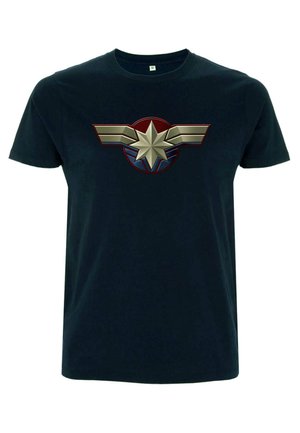 CAPTAIN MARVEL MARVEL COSTUME LOGO - T-shirt imprimé - navy blue