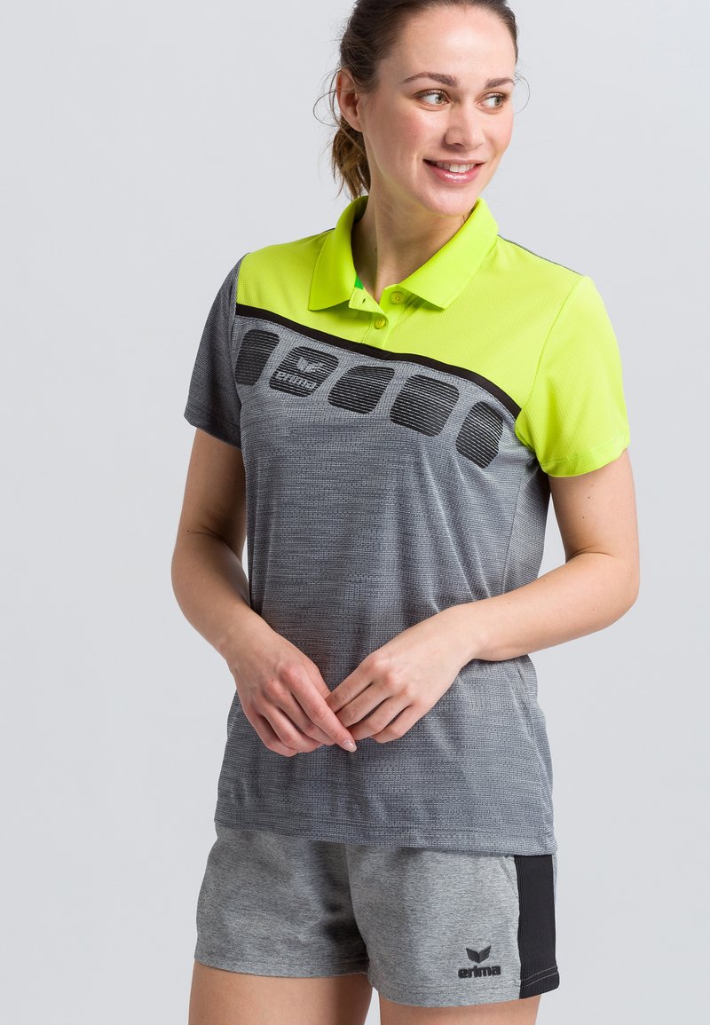 Erima Sport T-Shirt - gray/green