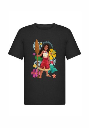 MOANA-ADVENTURE - Print T-shirt - black