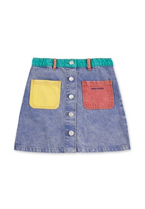 Bobo Choses COLOR BLOCK - A-linjainen hame - denim