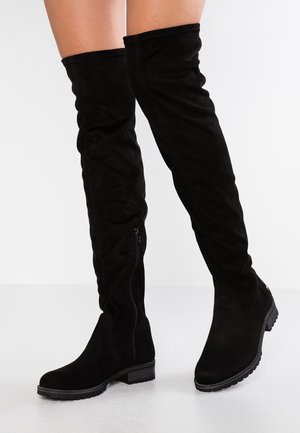 Overknee laarzen - black