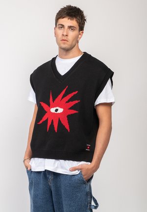 Kaotiko TRICKY LOVE UNISEX - Džemperis - black