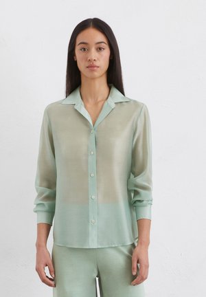Button-down blouse - dusty mint