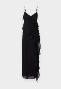 FRILL MAXI DRESS - Occasion wear - black