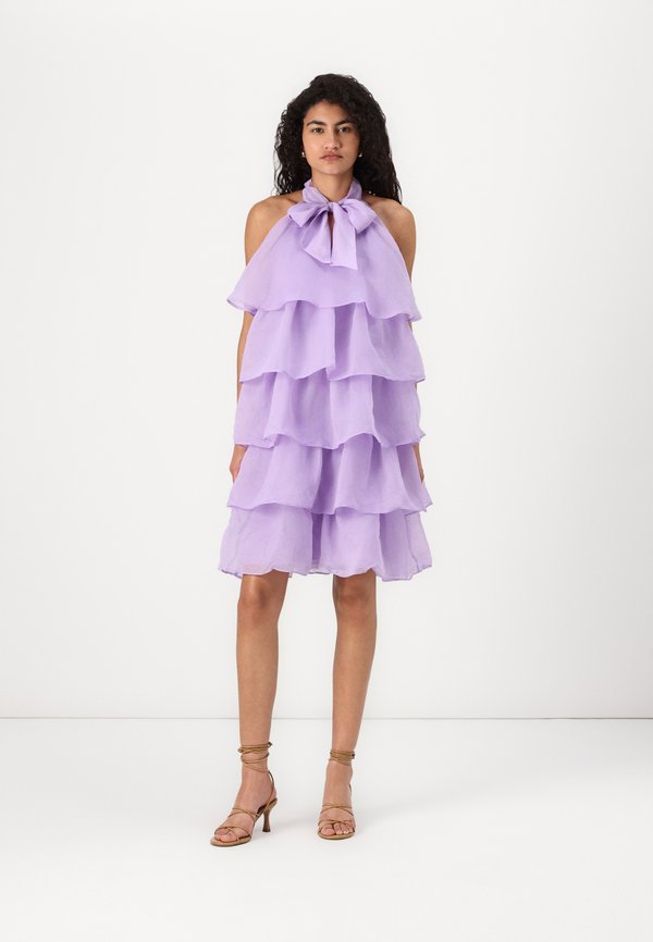 VMGABBY LAYERED TIE DRESS - Cocktail dress / Party dress - purple rose