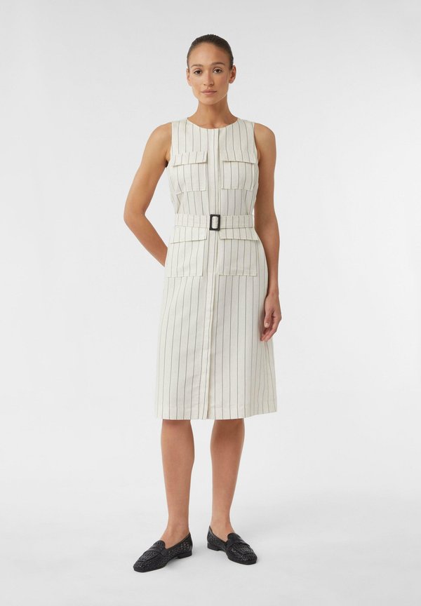 MIT AUFGESETZTEN TASCHEN - Freizeitkleid - creme