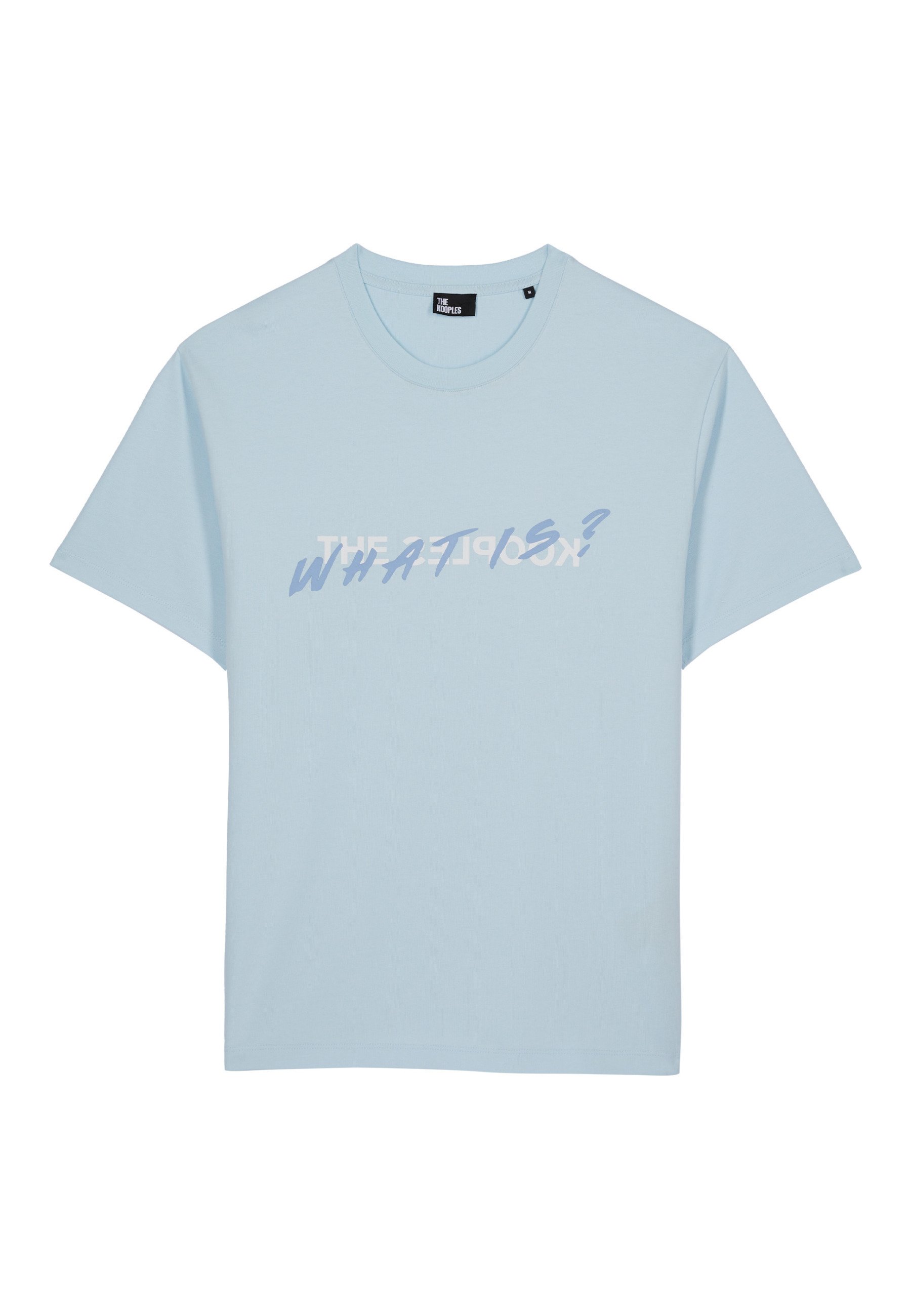 The Kooples MC T-shirt imprimé blue sky/bleu