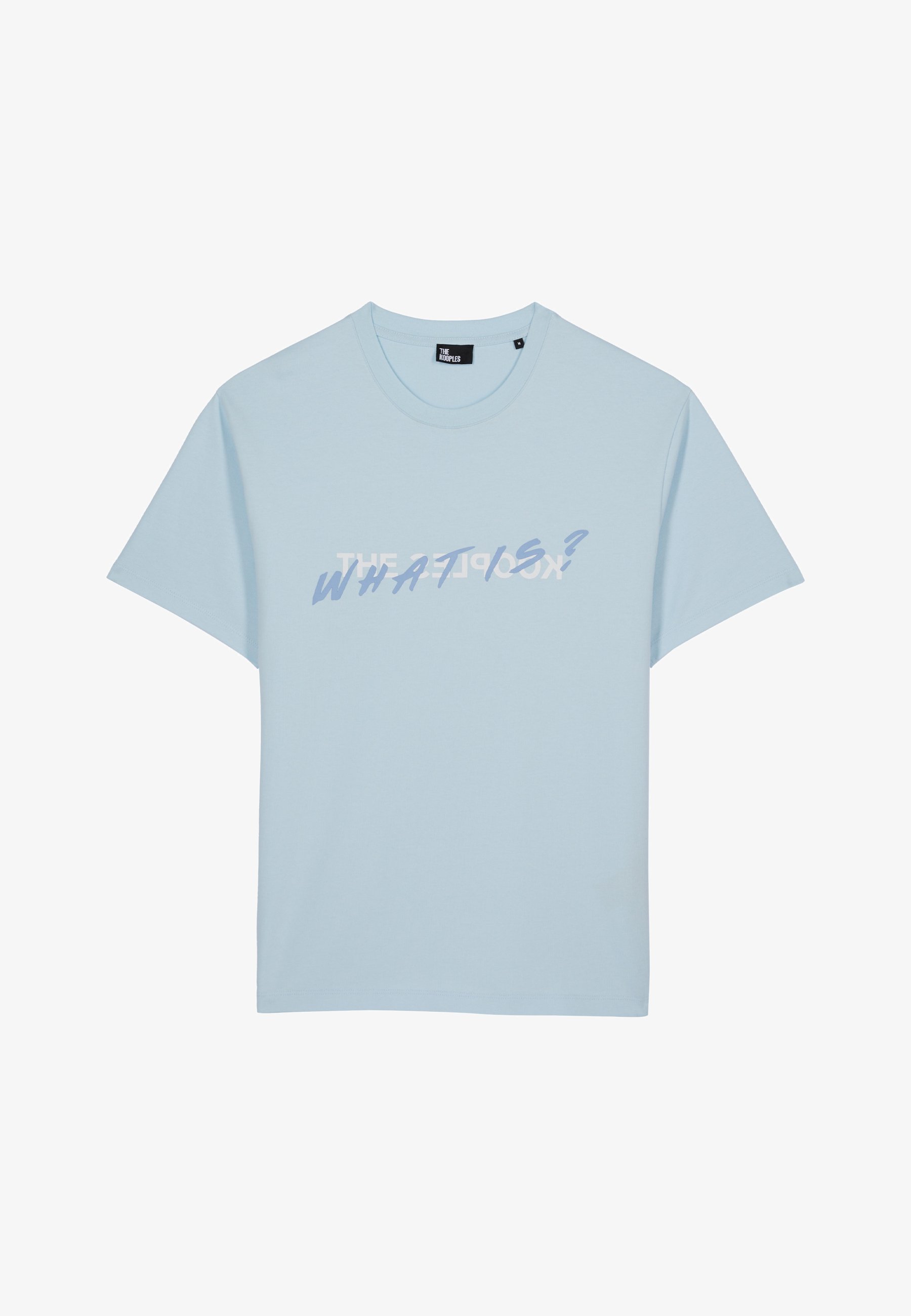 The Kooples MC T-shirt imprimé blue sky/bleu