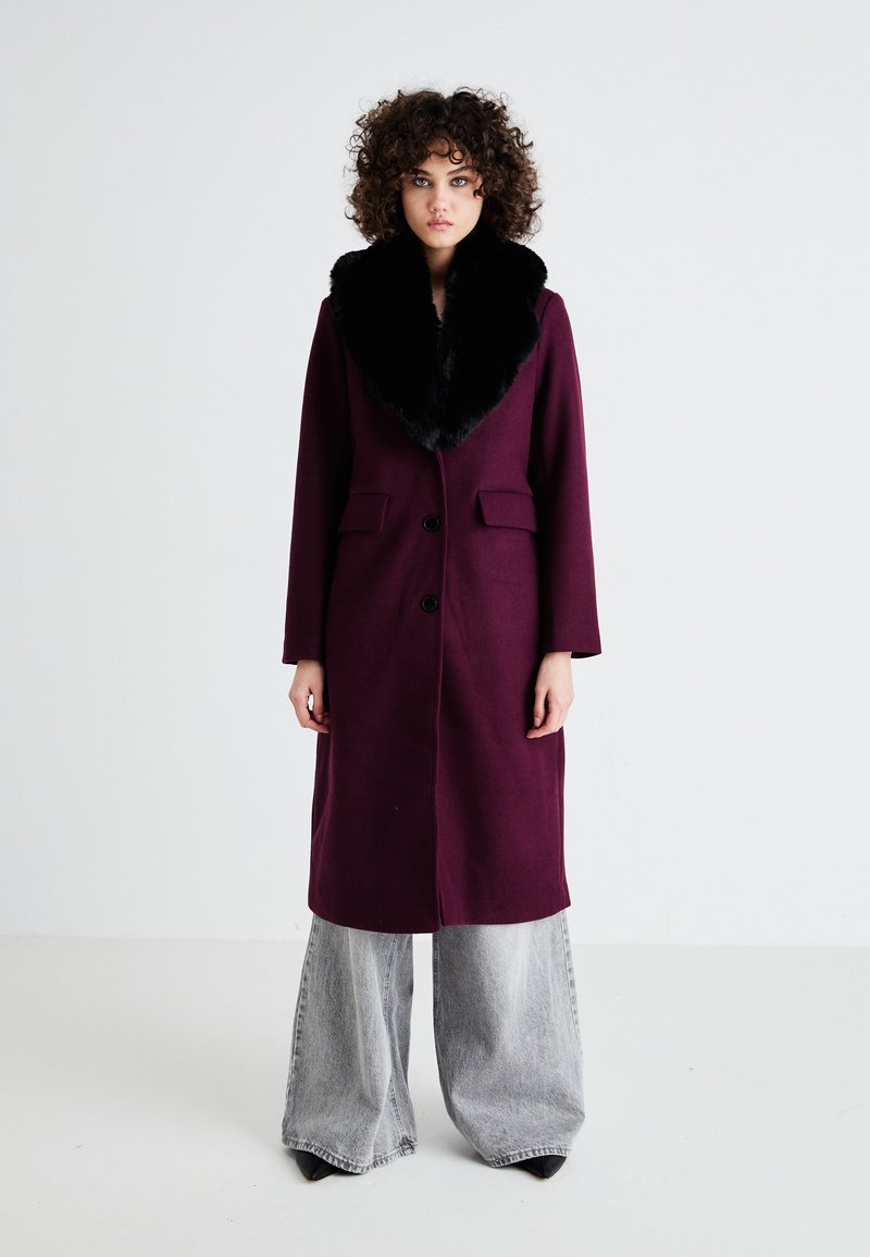 ONLY ONLLIVA NANCY LIFE COAT - Cappotto classico - burgundy