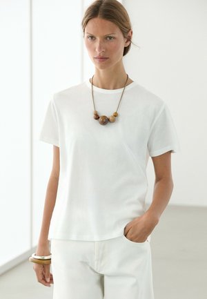 Massimo Dutti, T-Shirt basic - white
