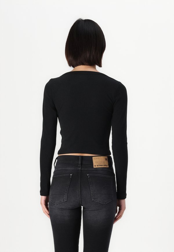 Cozy Ribbed Seamless Fabric Icon Henley - Long sleeved top3