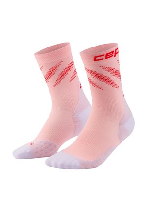 RUN EDT ELLIPTIC MID CUT - Sportsocken - pink red