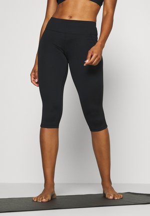 3/4 sportsbukser - black
