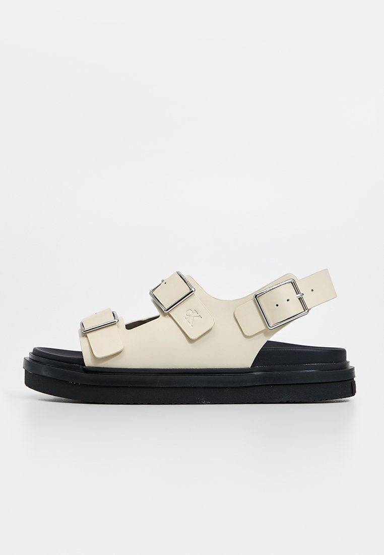Calvin Klein Jeans Sandalen met plateauzool crème