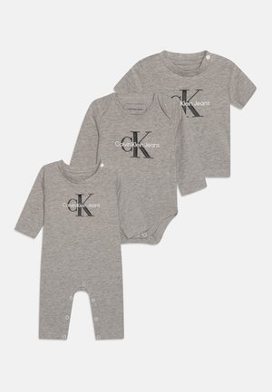Calvin Klein Jeans MONOLOGO ESSENTIALS GIFTPACK UNISEX SET - Combinaison - grey heather