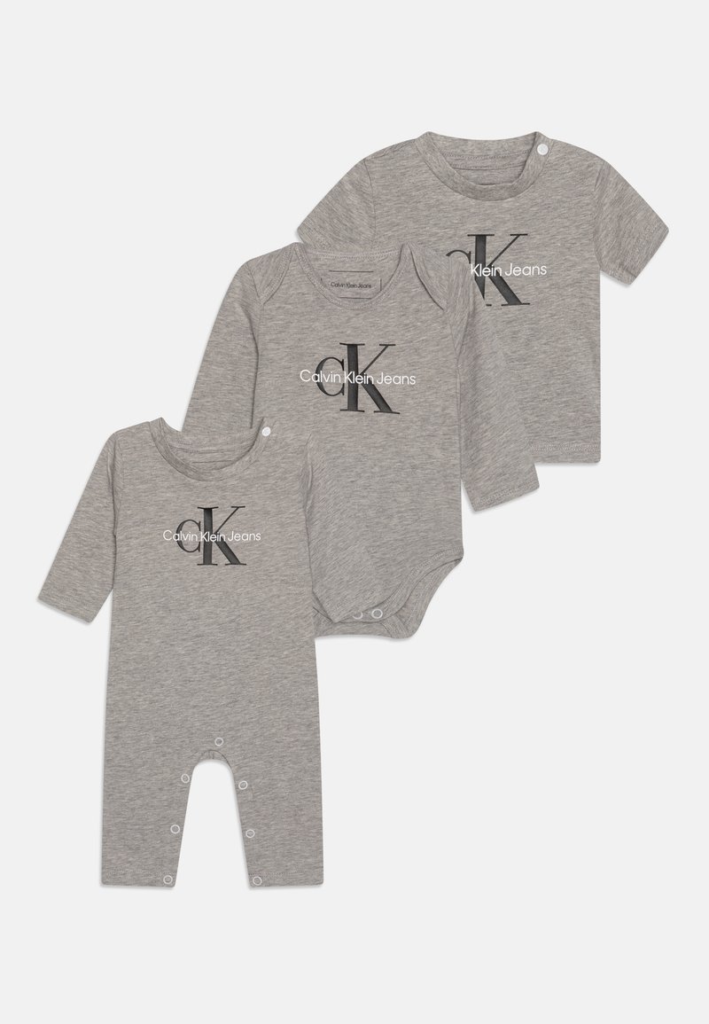 Calvin Klein Jeans MONOLOGO ESSENTIALS GIFTPACK UNISEX SET - Mono - grey heather