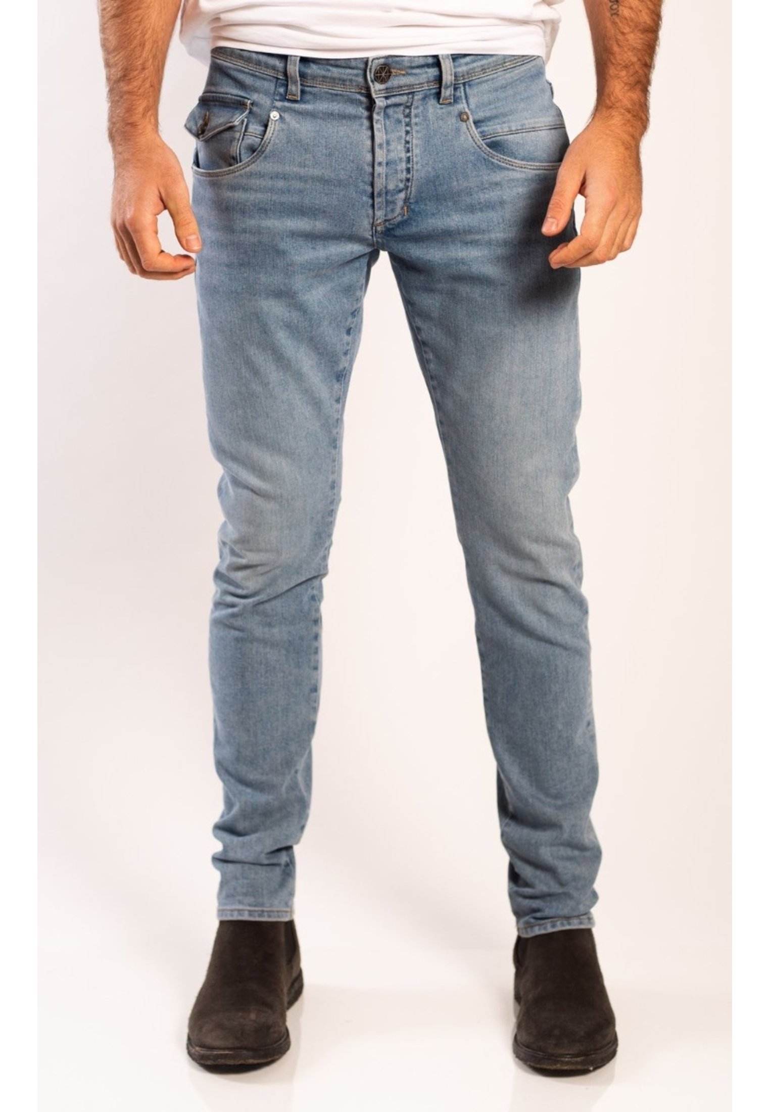 Amsterdenim Jeans slim fit - grey/grigio - Zalando.it
