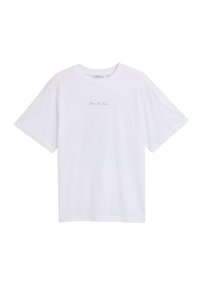 MIT RÜCKENPRINT - T-shirt imprimé - white