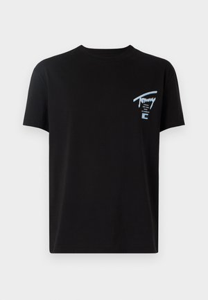 Tommy Jeans SIGNATURE CITY TEE UNISEX - T-shirt imprimé - black